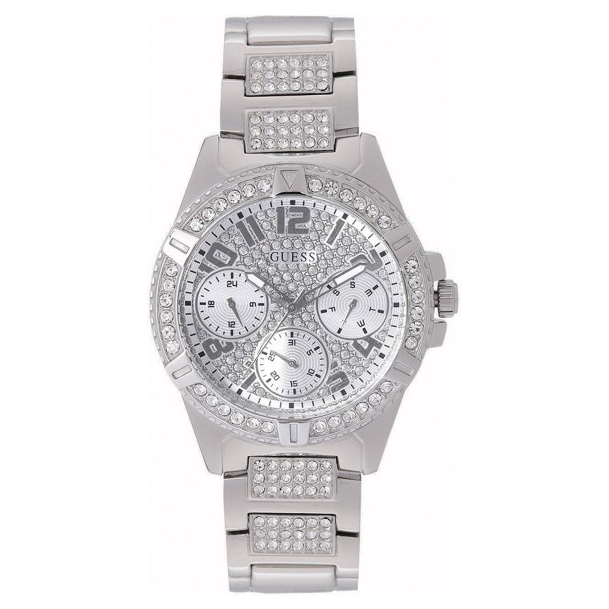 Guess Frontier Silver Dial Women 40mm