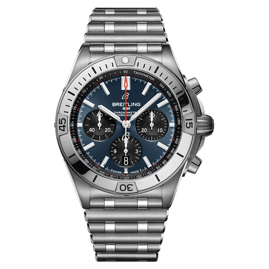 Chronomat B01 42 Blue & Silver