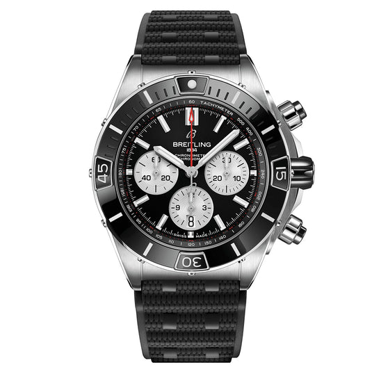 Super Chronomat B01 44 Black & Silver