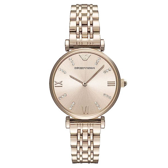 Gianni T-Bar Grey Dial & Rose Gold