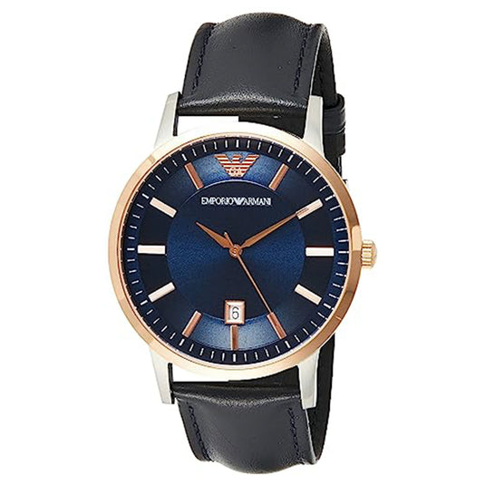 Renato Blue Dial & Rose Gold