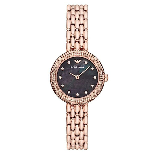 Rosa Black Mother of Pearl Dial