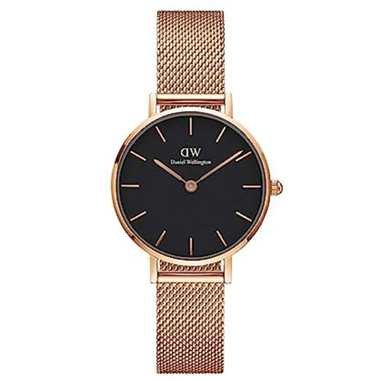 Petite Melrose Black & Rose Gold