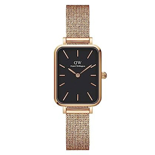 Quadro Pressed Melrose Black & Rose Gold