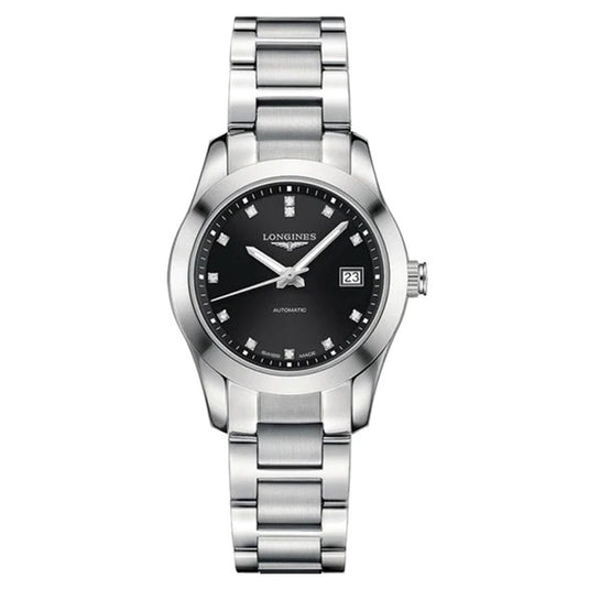 Conquest Automatic 29.05 Mm Black Dial