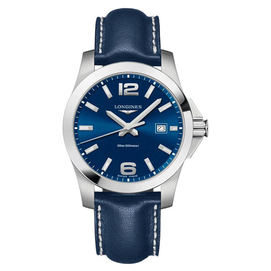Conquest 41 Mm Blue Dial