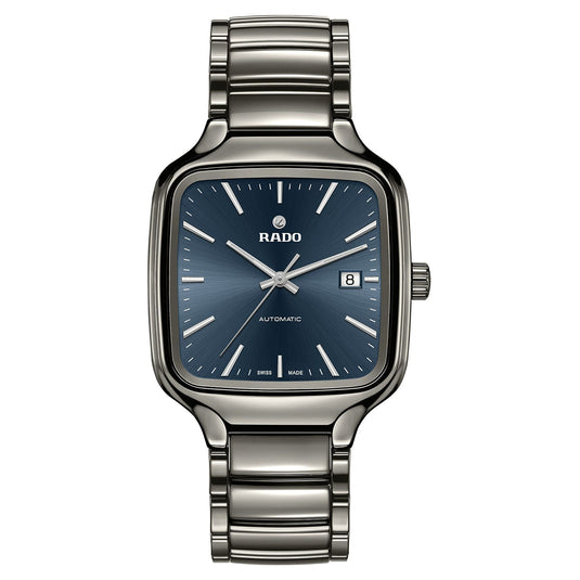 True Squre Automatic Blue & Grey Ceramic