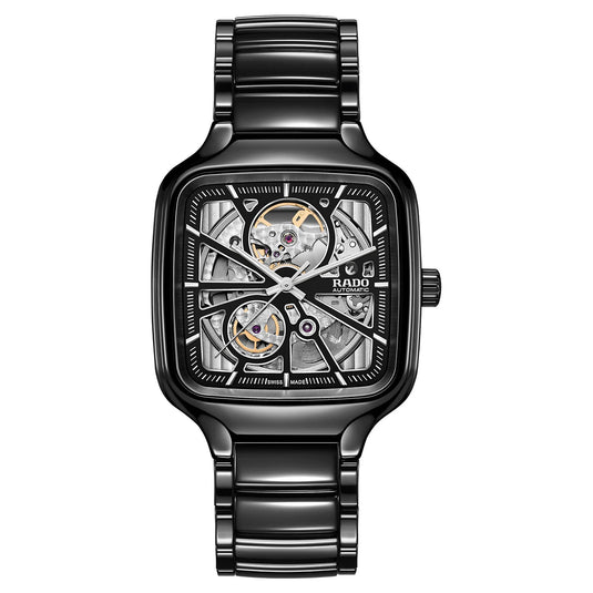 True Square Automatic Open Heart Black