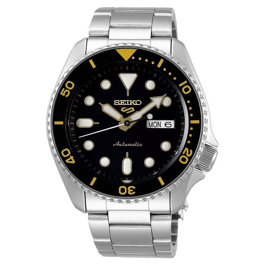 5 Sports Silver & Black