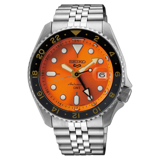5 Sports Orange Dial