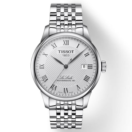 T-Classic Le Locle Powermatic 80 Silver Stainless steel