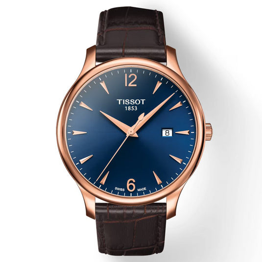 T-Classic Tradition Blue & Brown Leather