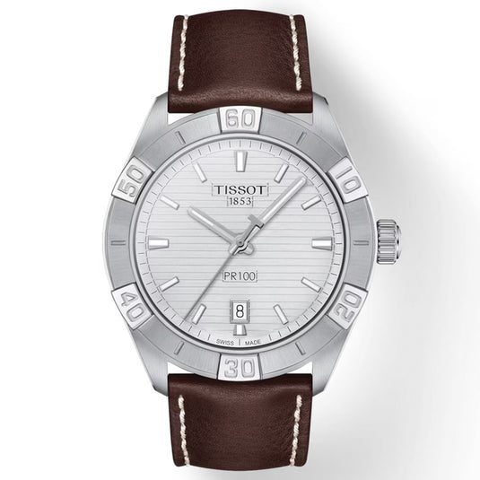 T-Classic PR 100 Sport Gent Sliver,Tissot T-Classic Silver Dial Men 42mm
