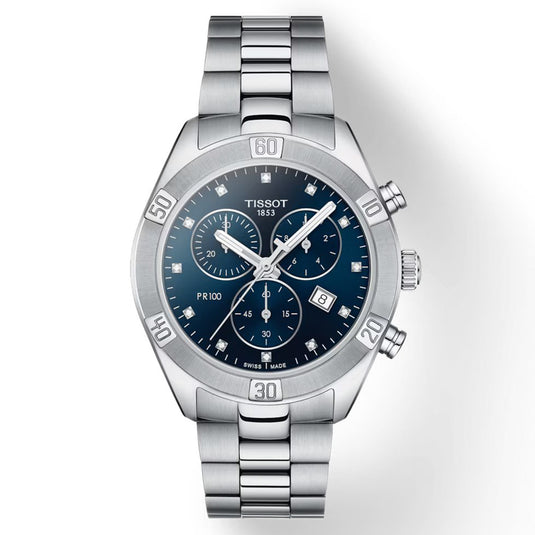 T-Classic PR 100 Sport Chic Chronograph Blue