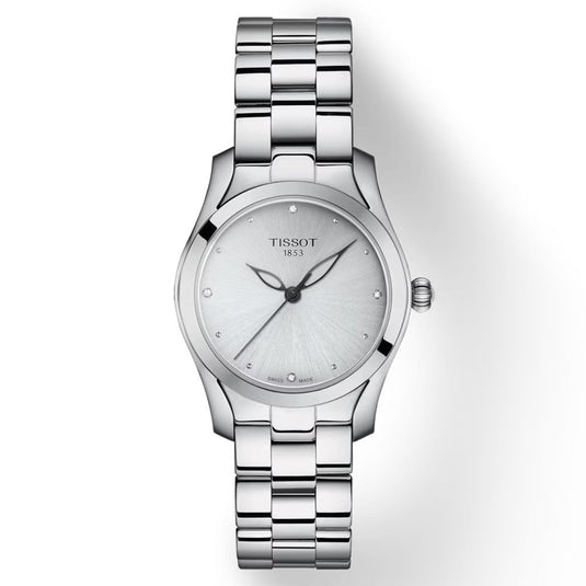Tissot T-Lady Silver Dial Women 30mm