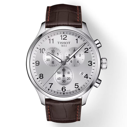 T-Sport Chrono XL Classic Brown And Silver