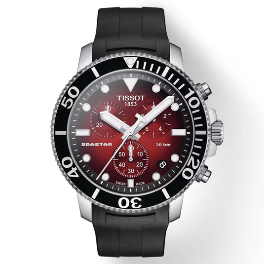 T-Sport Seastar 1000 Chronograph black Graded Red-Black