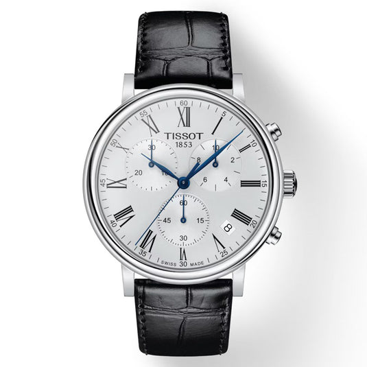 T-Classic Carson Premium Chronograph Black & Silver