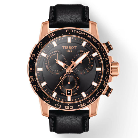 T-Sport Supersport Chrono Black & Rose-Gold