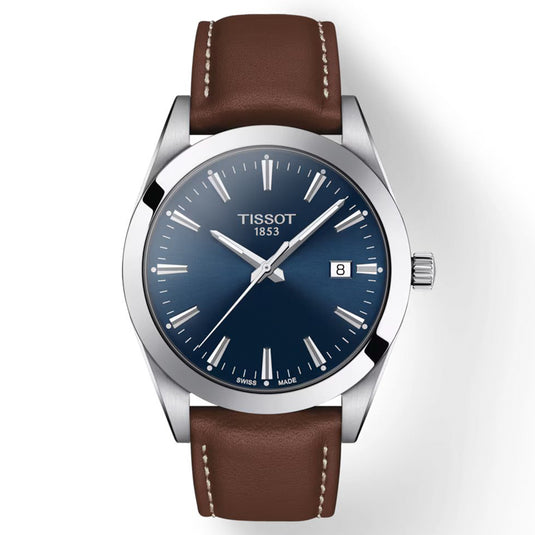 T-Classic Gentleman Blue & Brown Leather