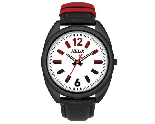 Helix Analog Black Leather