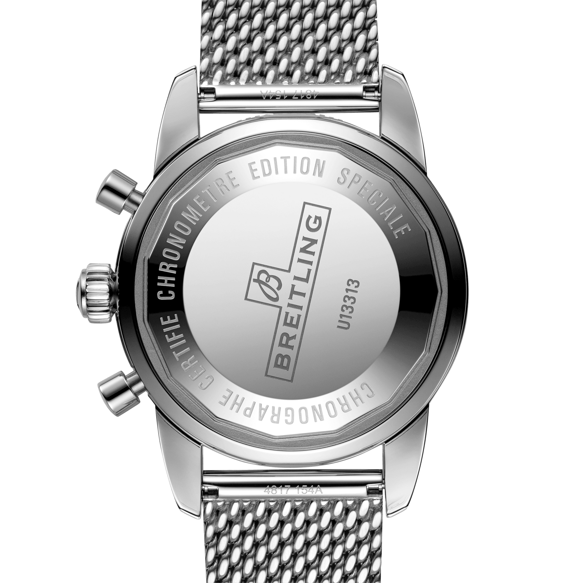 Superocean Heritage Chronograph 44 Black & Silver