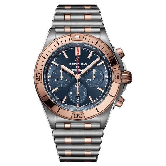 Chronomat B01 42 Rose Gold & Blue
