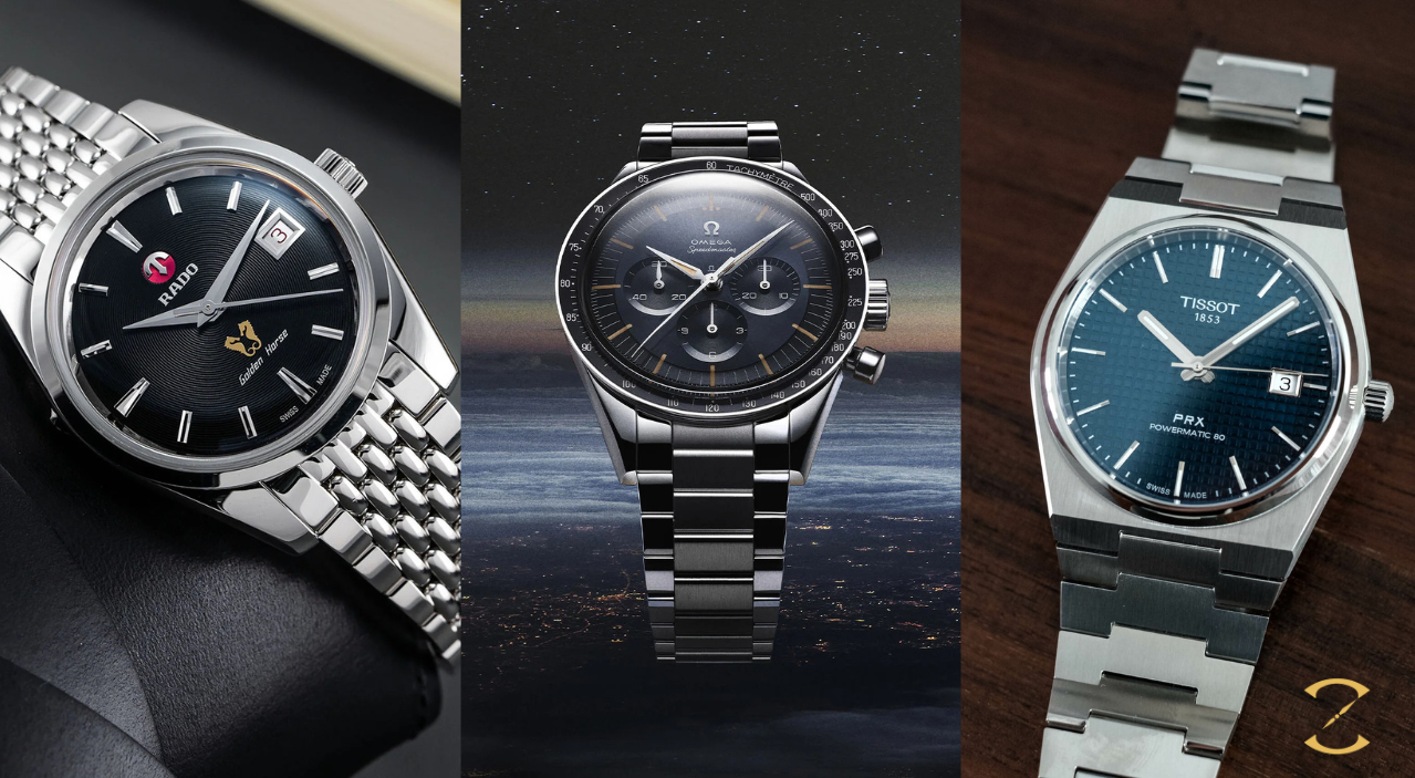 金属ブレス ジャンク品 OMEGA TISSOT RADO 無銘 ほか RADO ラドー