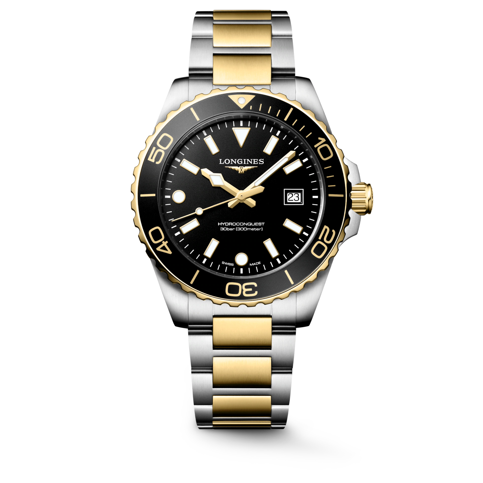 Longines HydroConquest Black Sandblasted Dial Men 42mm L37693567