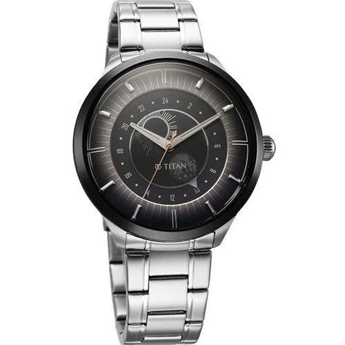 Titan Luna Sun Moon Phase in Frost Grey - Stellar Edition 43mm 10028KM02