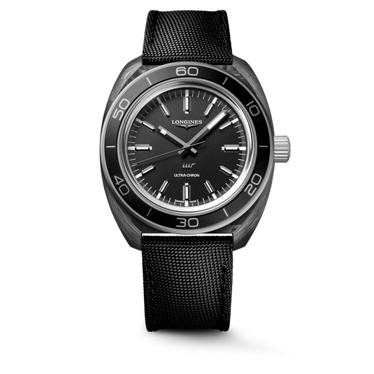 Longines Ultra-Chron Carbon Anthracite Dial Men 43mm L28394522