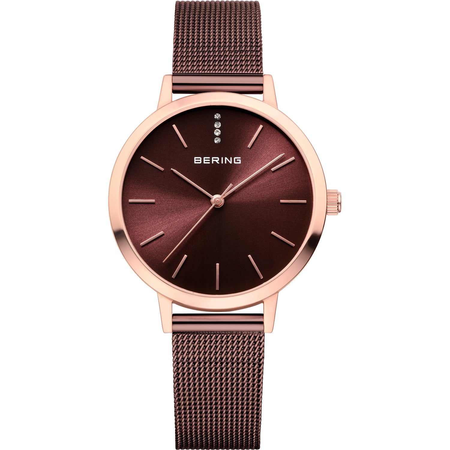 Bering Classic Brown Dial Women 13434-265 31mm