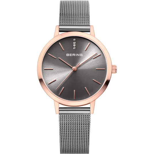 Bering Classic Grey Dial Women 13434-369 31mm