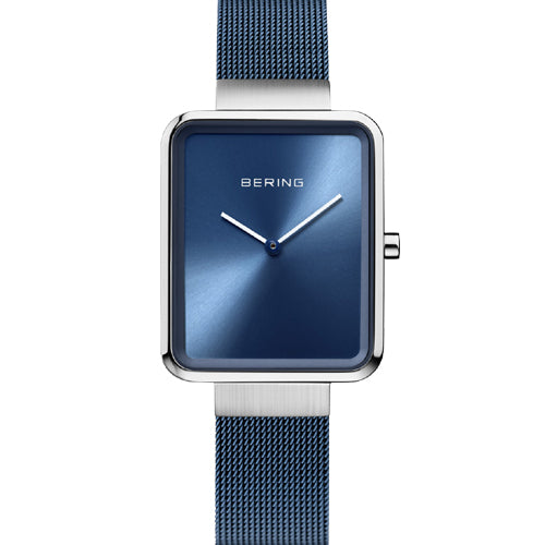 Bering Classic Blue Dial Women 28mm 14528-307