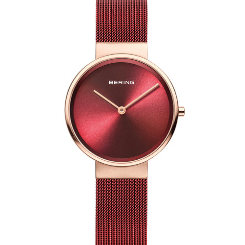 Bering Classic Red Dial Women 31mm 14531-363