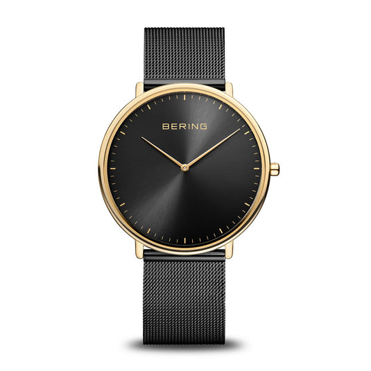 Bering Classic Black Dial Men 15739-132 39mm