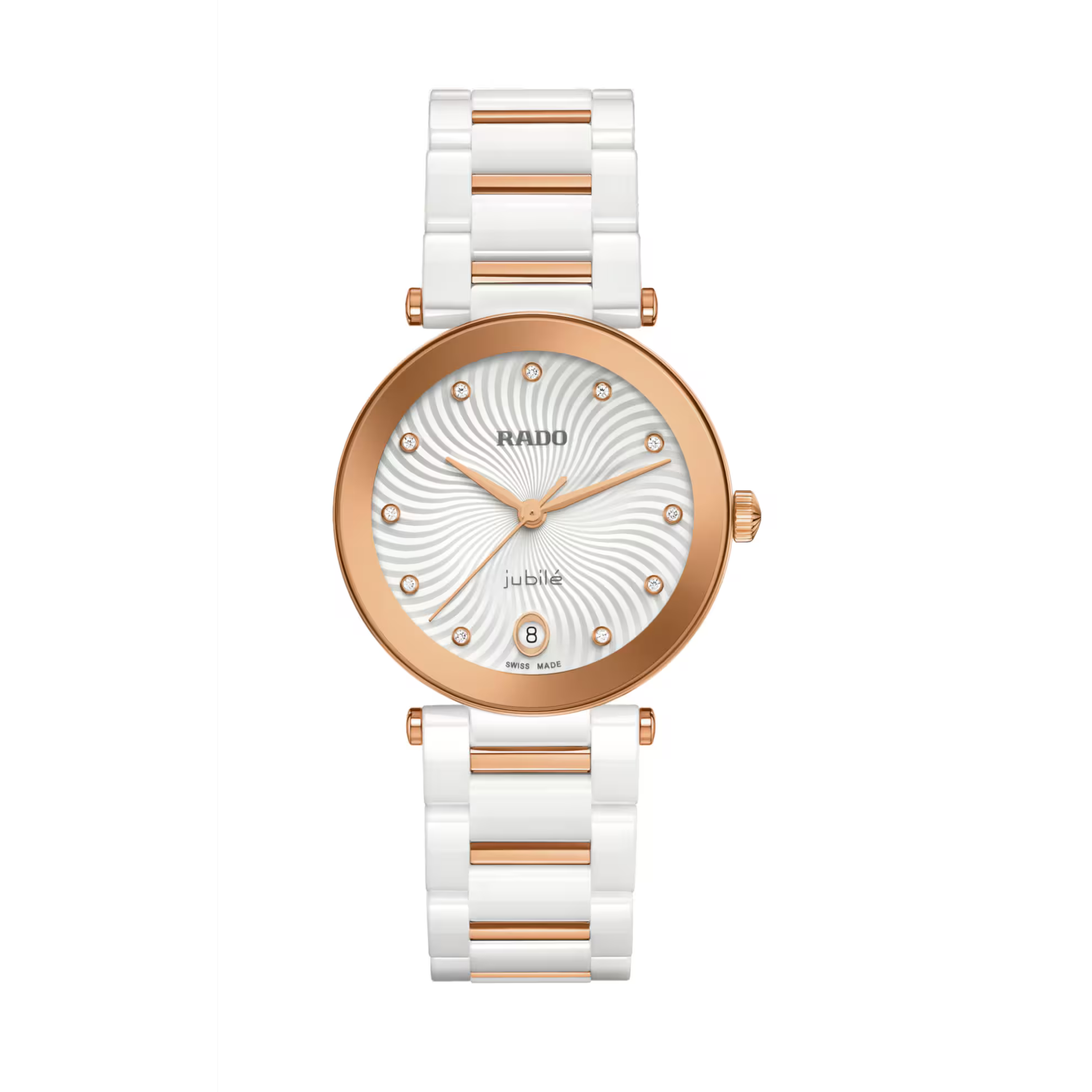 Rado La Coupole Diamonds White Dial Women's Watch 31mm