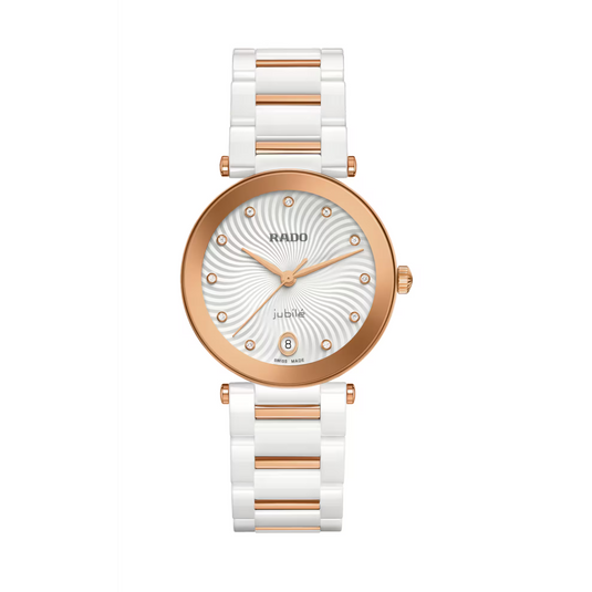 Rado La Coupole Diamonds White Dial Women's Watch 31mm