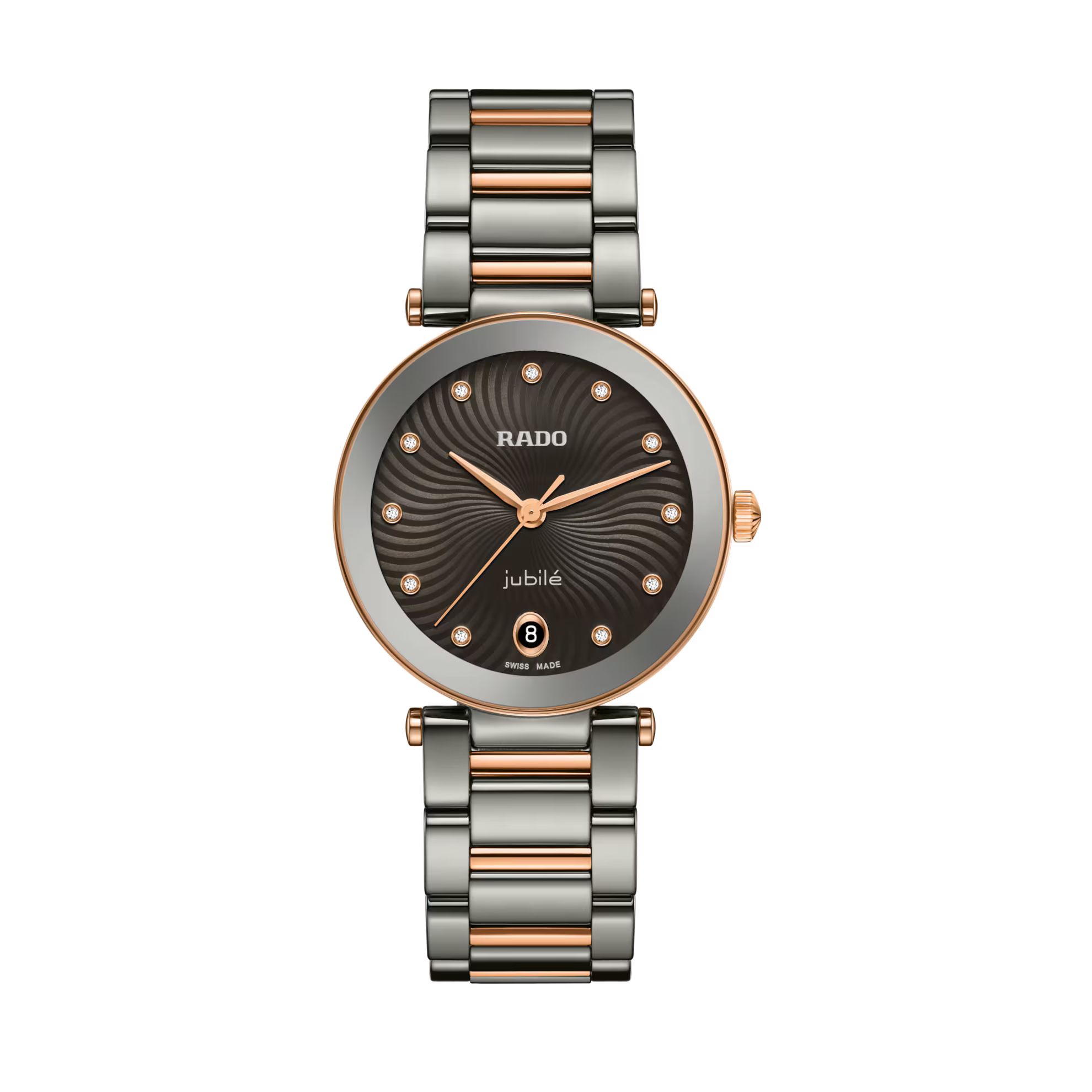 Rado La Coupole Diamonds Grey Dial Women's Watch 31mm