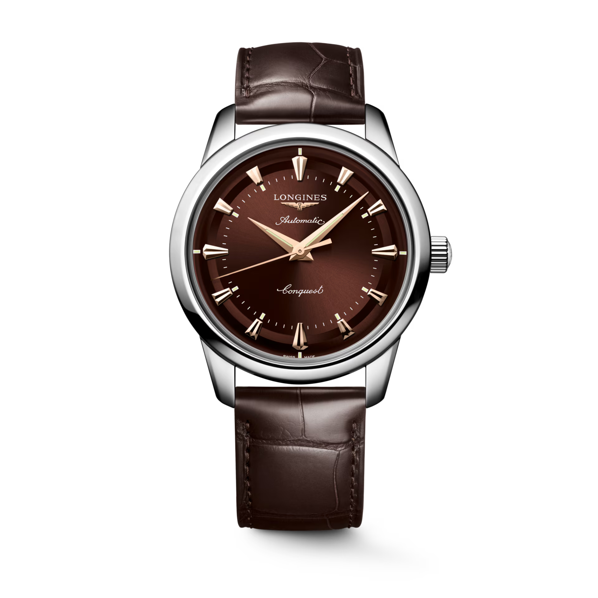 Longines Conquest Heritage Brown Dial Men 40mm L16504622