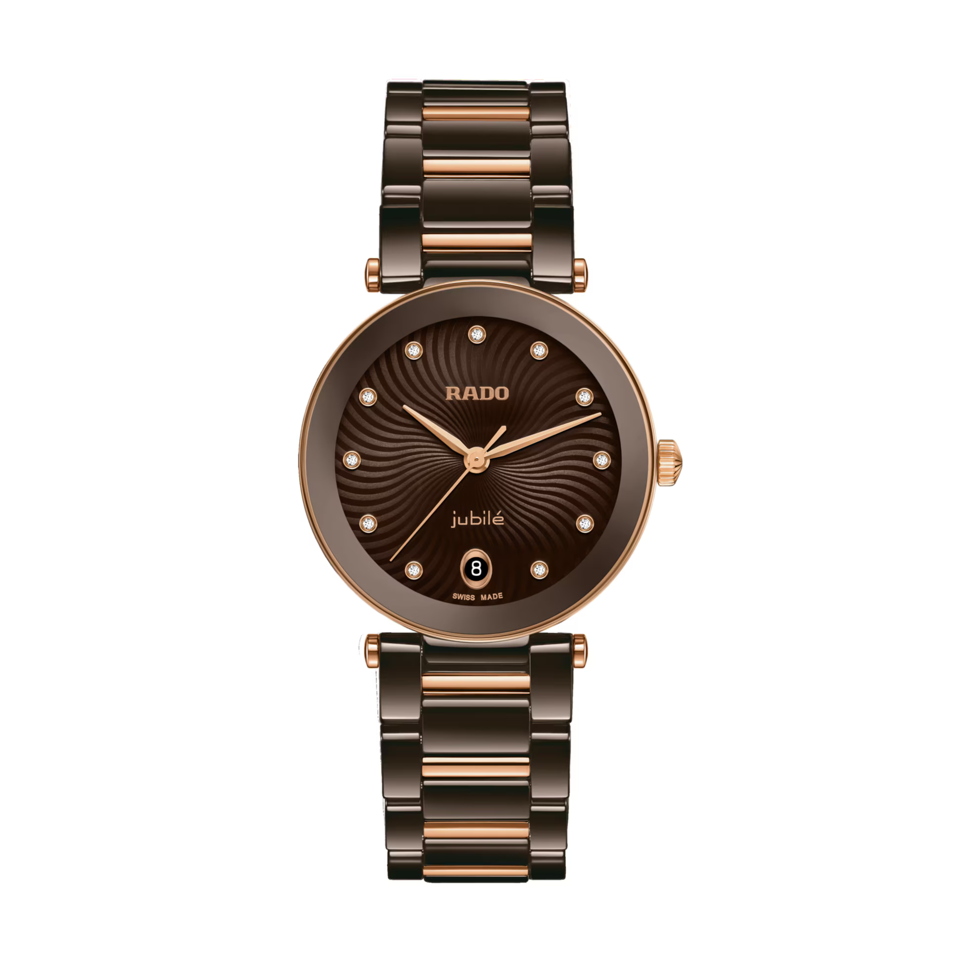 Rado La Coupole Diamonds Black Dial Women's Watch 31mm