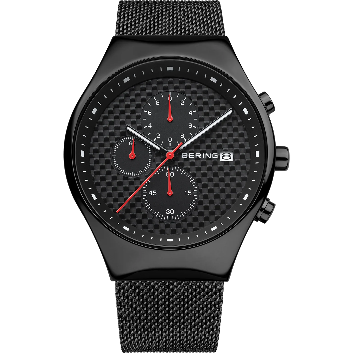 Bering Classic Black Dial Men 18842-382 42mm