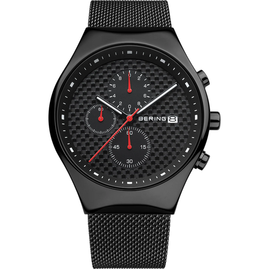 Bering Classic Black Dial Men 18842-382 42mm