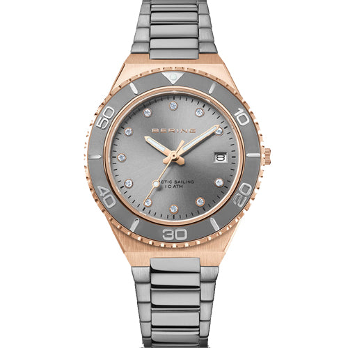 Bering Arctic Sailing Grey Dial Women 36mm 18936-769