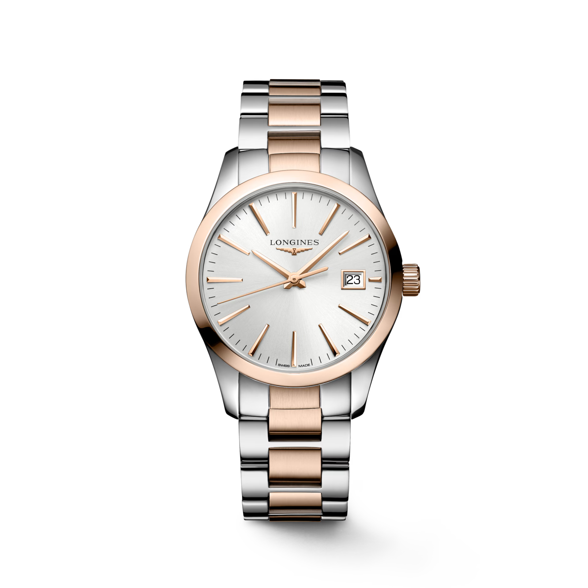 Longines Conquest Classic Sunray Silver Dial Women 34mm L23863727