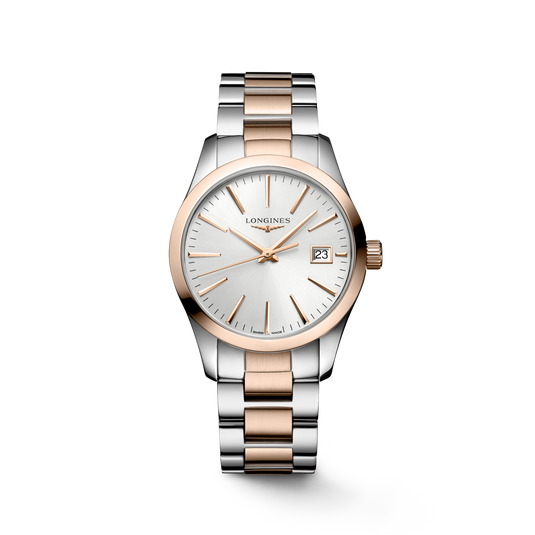 Longines Conquest Classic Sunray Silver Dial Women 34mm L23863727