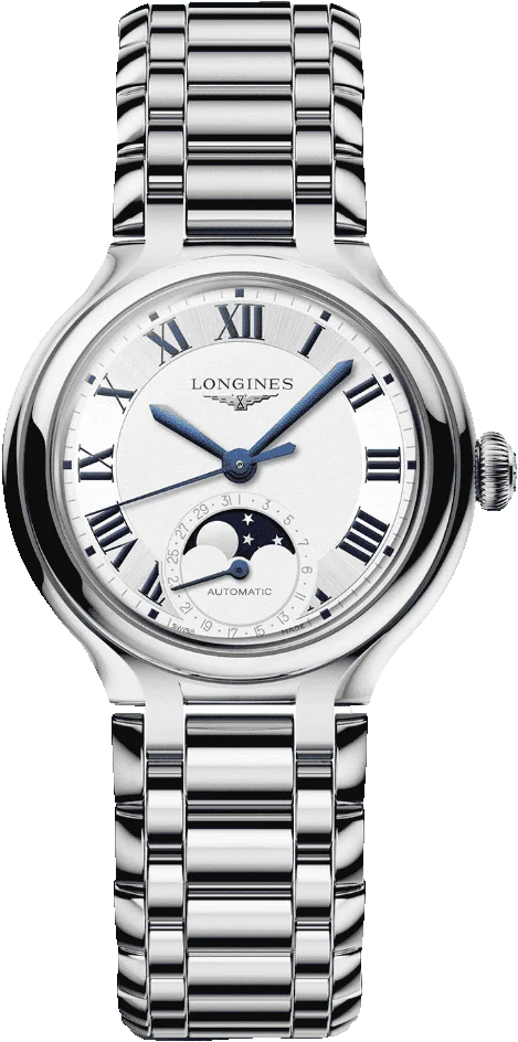 Longines PrimaLuna Moonphase Opaline Ivory Dial Women 34mm L81264716