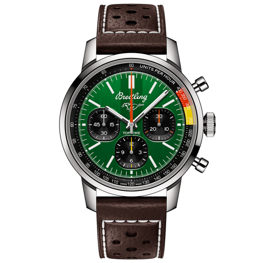 Breitling Top Time B01 Ford Mustang Green Dial Men 41mm