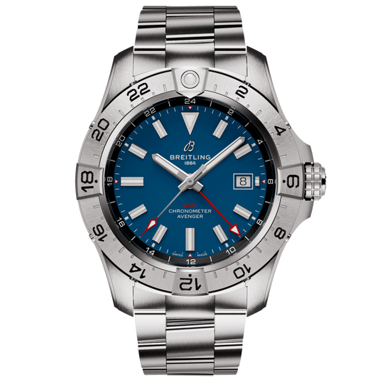 Breitling Avenger Automatic GMT Blue Dial Men 44mm