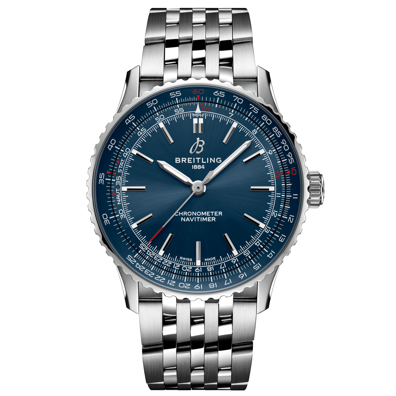 Breitling men's watch blue face hotsell